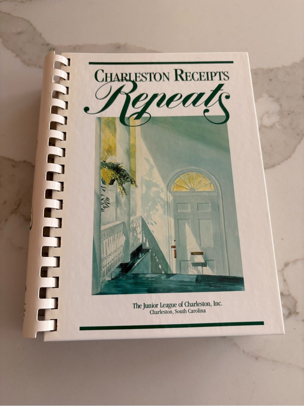 Charleston Receipts Repeats Cookbook - White Cover
